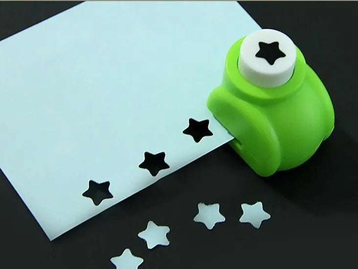 1Pc Mini Paper Punches DIY Crafts Tool Embossing Punches Kindergarten Handmade Hole Puncher For Scrapbooking Gift Card