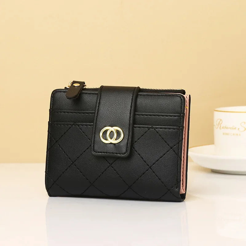 Women Wallets PU Leather Female Purse Mini Multi-Cards Holder Coin Short Wallets Slim Small Wallet Zipper Carteras Para Mujeres