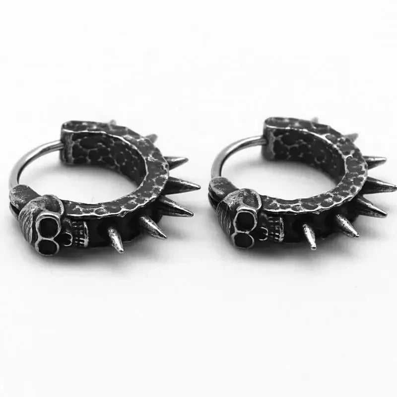 Fashion Personality Creative Snake Winding Plant Vine Hoop Earrings for Men Women Daily Wear Hypoallergenic Luxury Jewelry