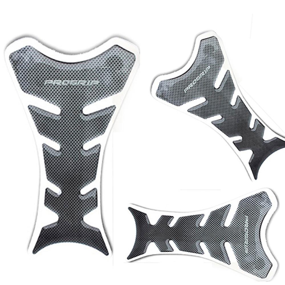 Black Sticker Car Decoration Decoration Carbon Fishbone Shape Fiber Motorcycle Tank Pad Car Decoration