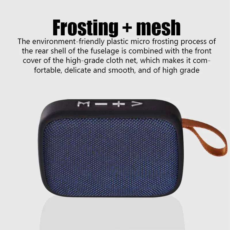 Mini Wireless Bluetooth Speaker Box Outdoor Speakers Subwoofer Music Center Boom Box 3D Stereo Radio Support SD TF Card FM Radio