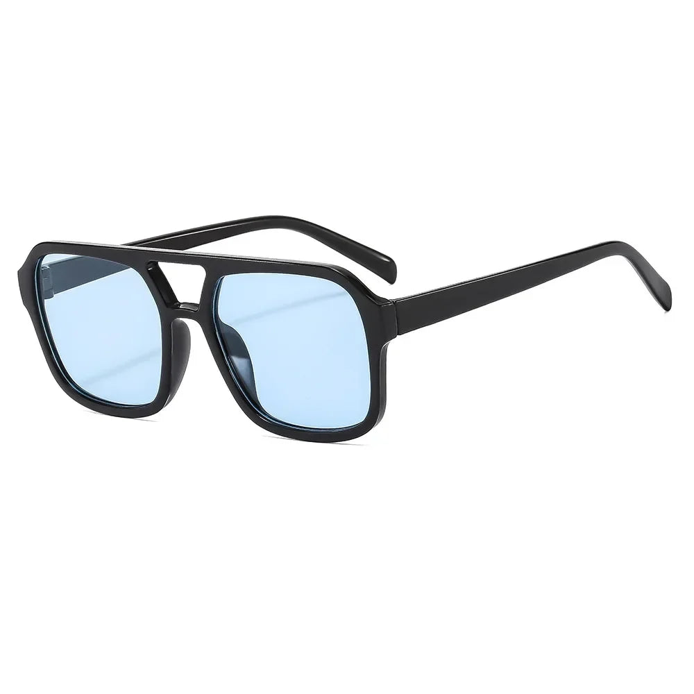 Vintage Square Sunglasses for Woman Retro Brand Sun Glasses Female Black Yellow Fashion Candy Colors Oculos De Sol Feminino