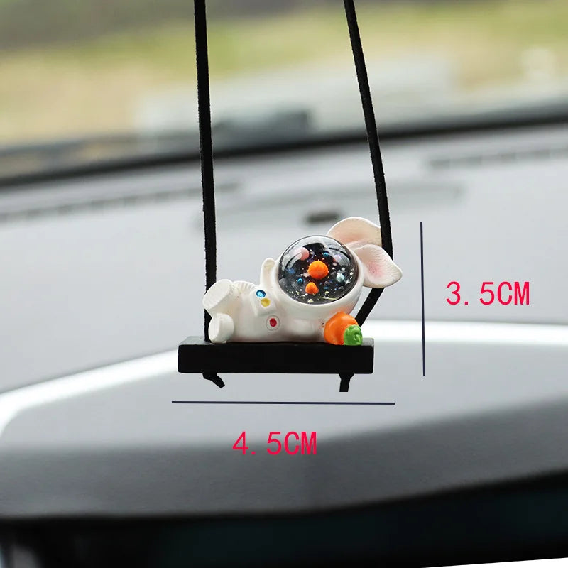 Car Accessories Interior Fun Ornaments Adorn Decors Car Decoration Creative Astronaut Pendant