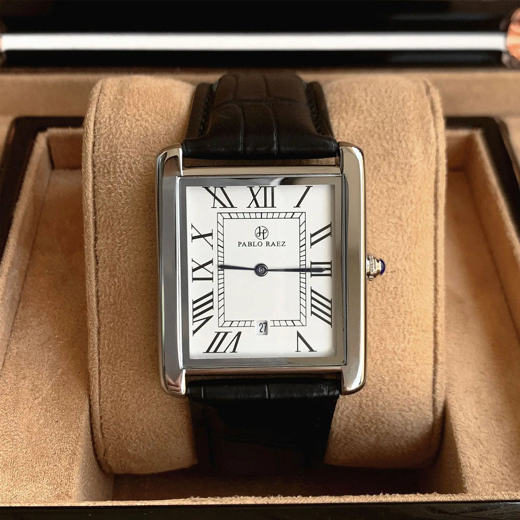 UTHAI Men Watch Business Light Luxury Brand Square Classical Calendar Waterproof Belt Male Fashion Quartz Clock Watches Gift