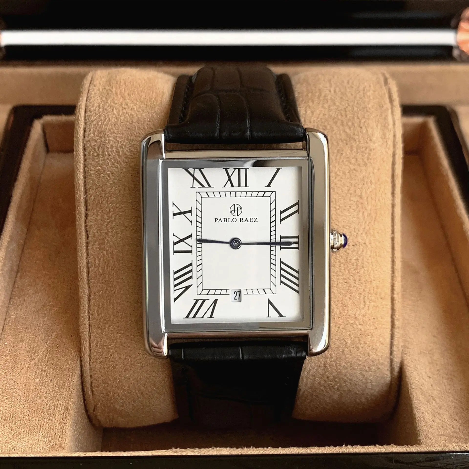 UTHAI Men Watch Business Light Luxury Brand Square Classical Calendar Waterproof Belt Male Fashion Quartz Clock Watches Gift