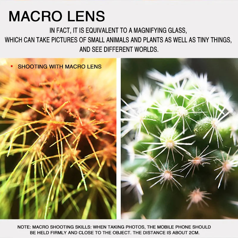 3 in 1 Fisheye Lens 0.67X Wide Angle Micro Camera Lens for iPhone Angle Zoom Fish Eye Len on Smartphone Lenses with Phone Clip