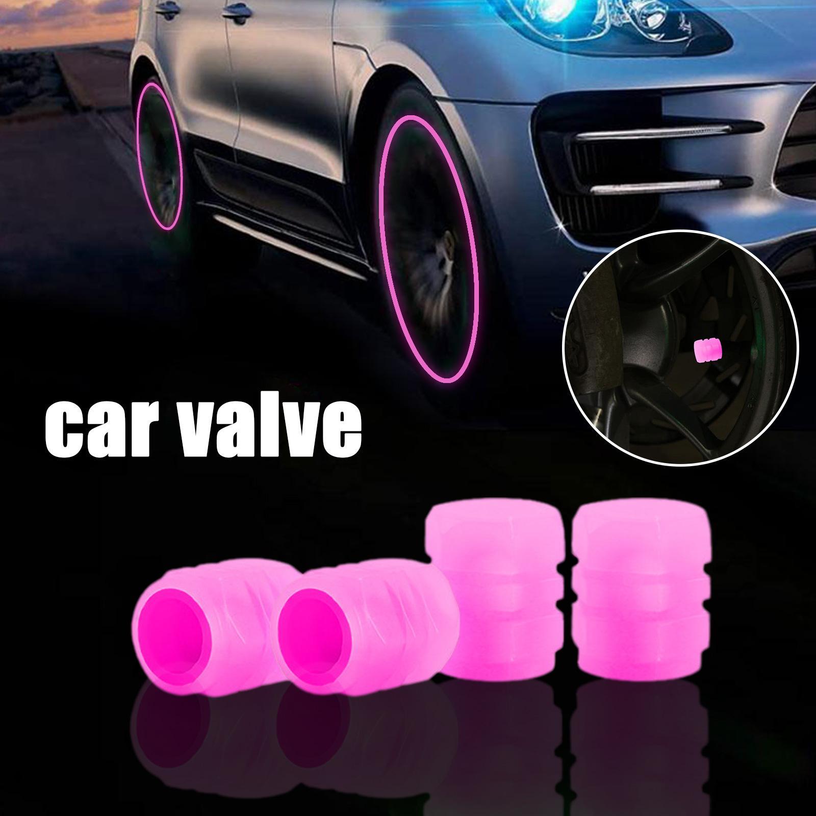 Luminous Tire Valve Cap Car Wheel Hub Glowing Dust-proof  Rim Stem Covers Applicable for Xiaomi M365/1S/Pro Scooter Accessories