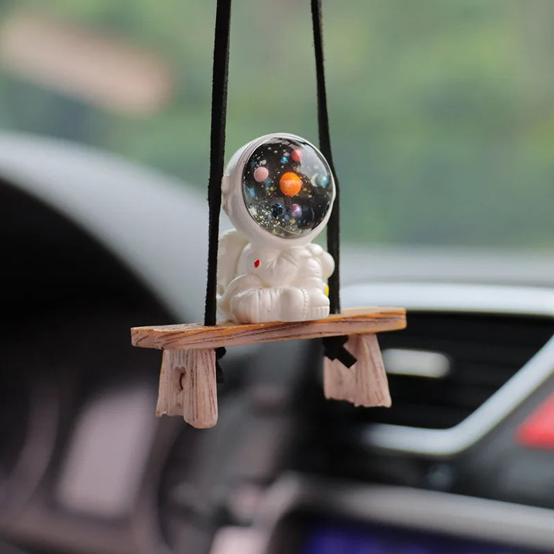 Car Accessories Interior Fun Ornaments Adorn Decors Car Decoration Creative Astronaut Pendant